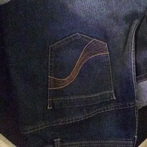 Lane Bryant, Capri blue  denim jeans size 18